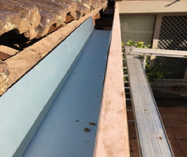 Box guttering what is the minimum depth and width.